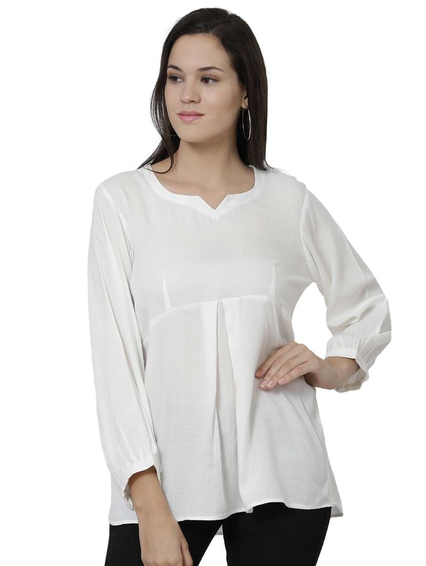 notch neck a-line tunic - 17064400 - Zoom Image - 0