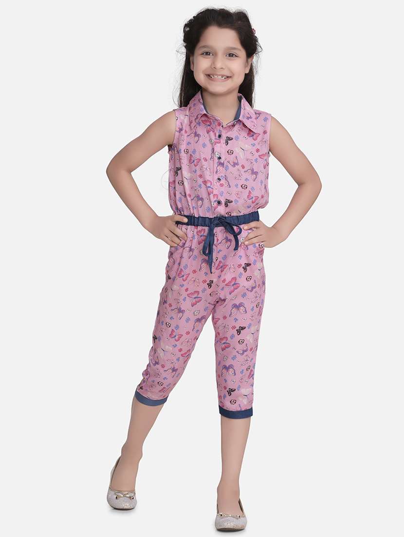 pink cotton 34th jumpsuit twin sets & jump suit - 17066361 - Zoom Image - 0