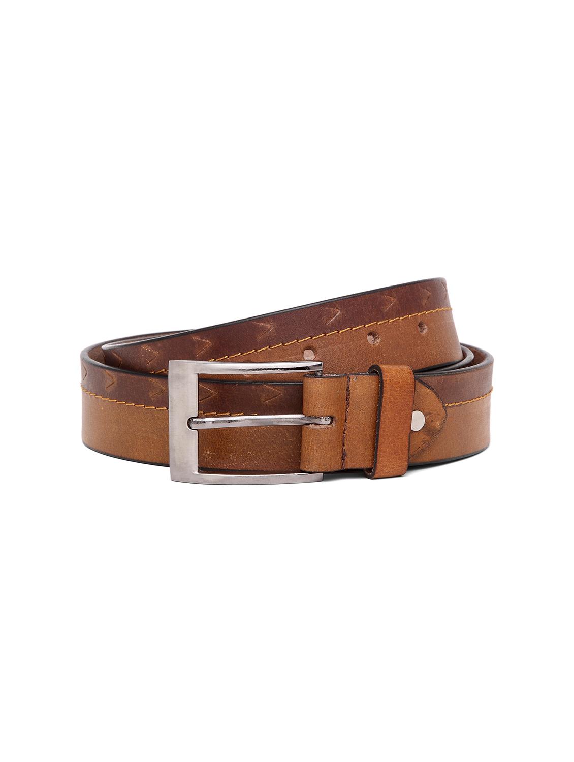 brown leather belt - 17067427 - Zoom Image - 0