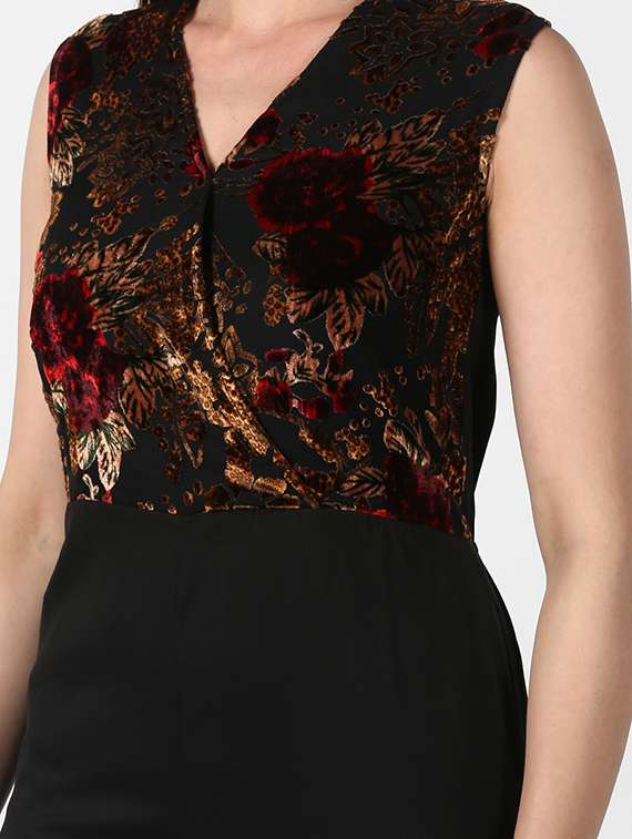 floral embroidered full leg jumpsuit - 17067549 -  Standard Image - 5