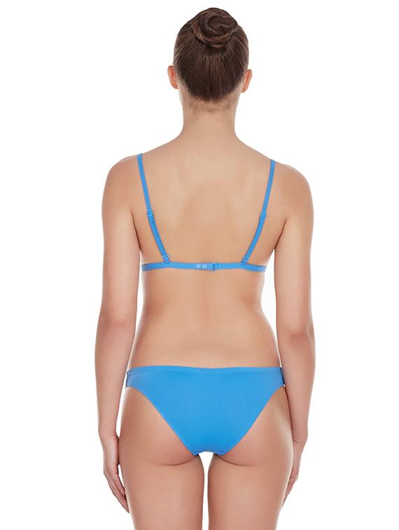 blue solid bras and panty set - 17068281 - Standard Image - 3