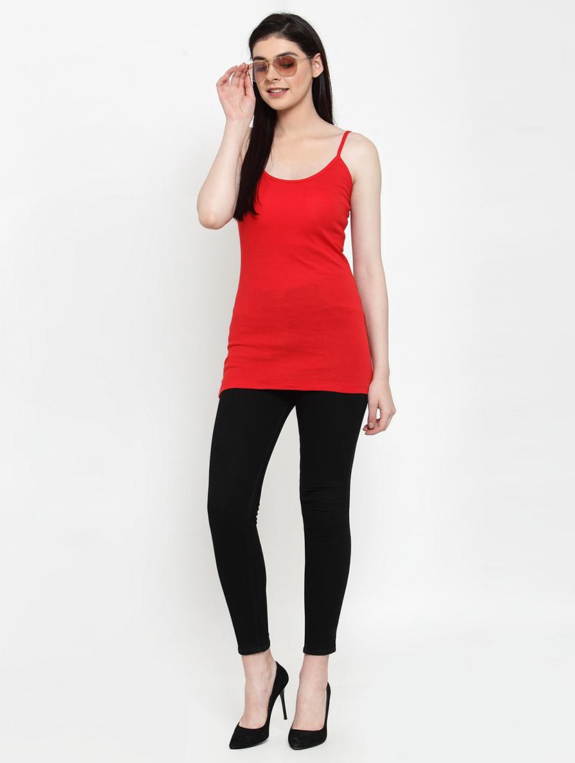 red cotton camisole - 17076864 - Standard Image - 3