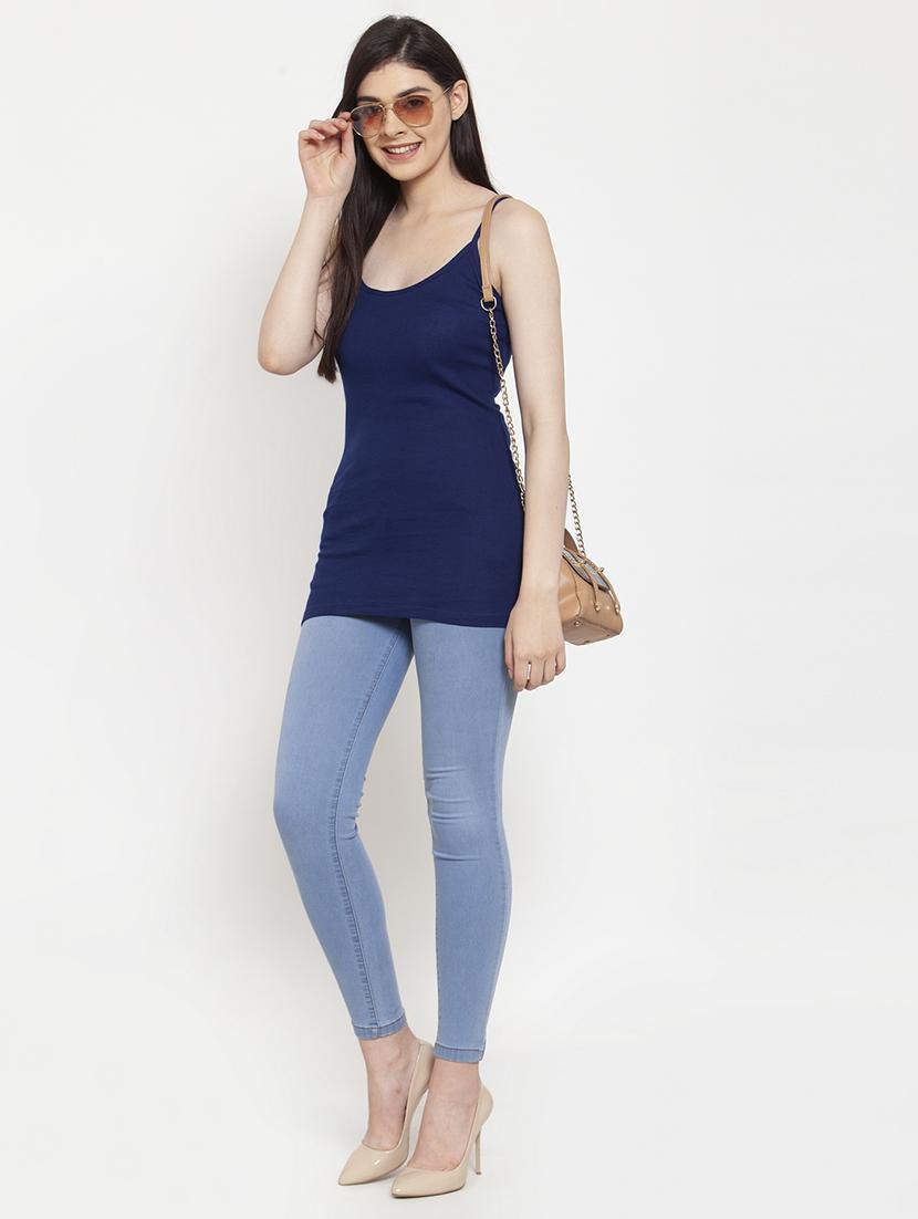 blue cotton camisole - 17076866 - Standard Image - 3