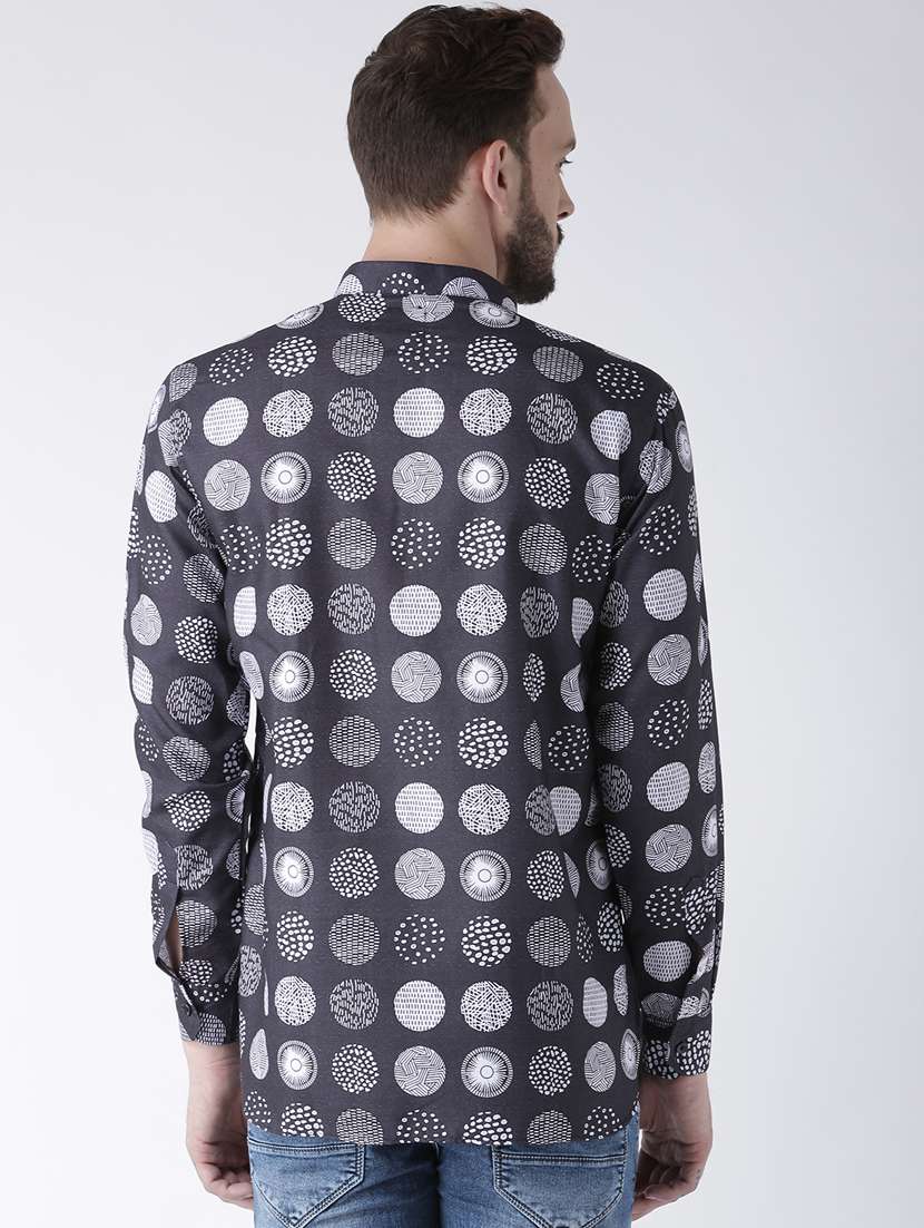 Blue Cotton Short  Kurta