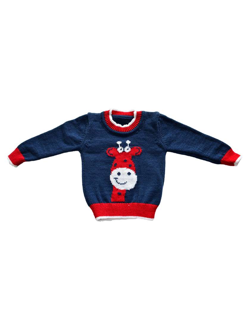 navy blue acrylic sweater