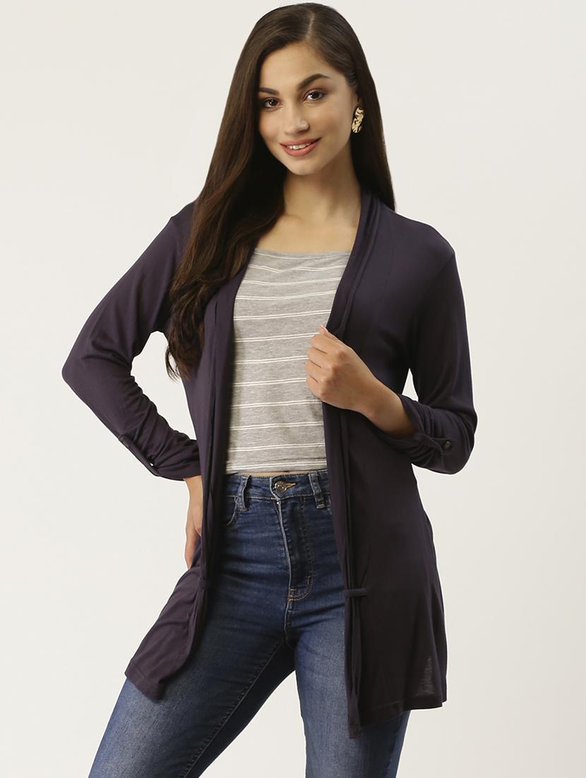 grey viscose shrug - 17079808 -  Zoom Image - 0