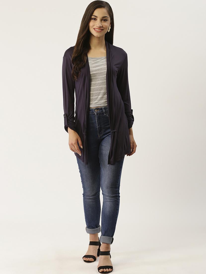 grey viscose shrug - 17079808 - Standard Image - 3