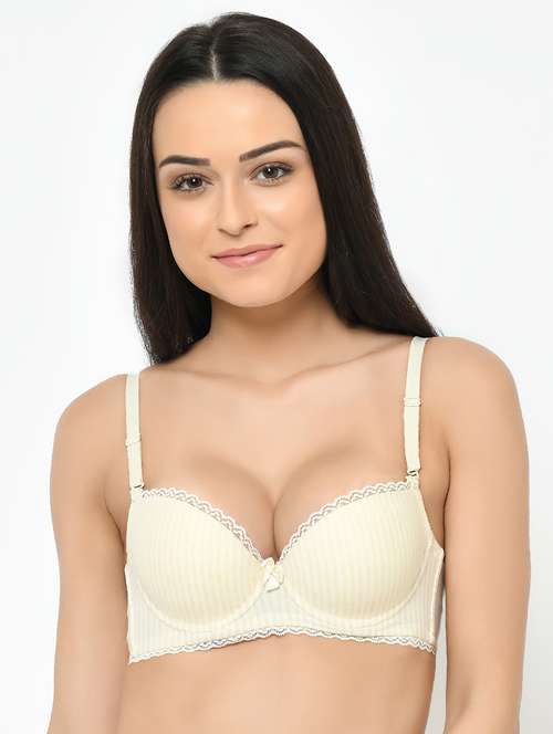 detachable strap cotton push up bra - 17080994 -  Standard Image - 0
