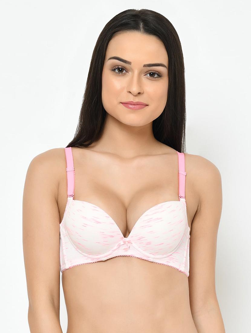 pink viscose push up bra - 17082012 - Zoom Image - 0