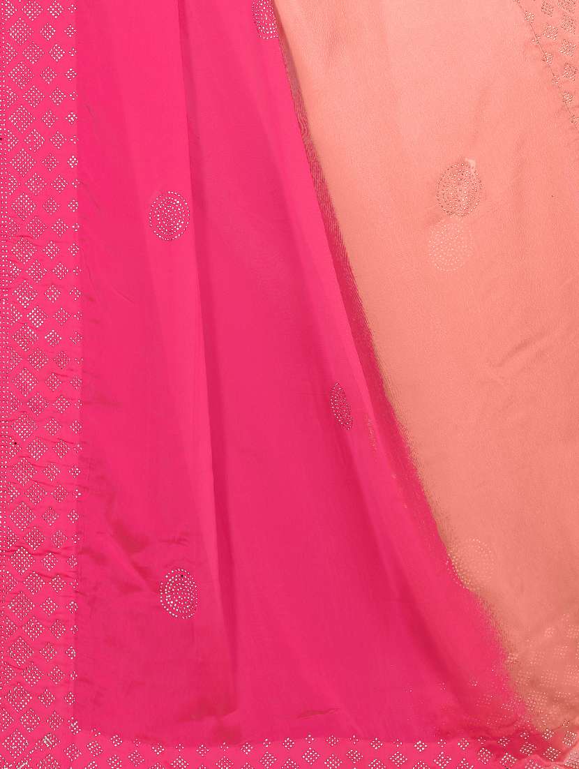 ombre bordered saree - 17082300 - Standard Image - 3