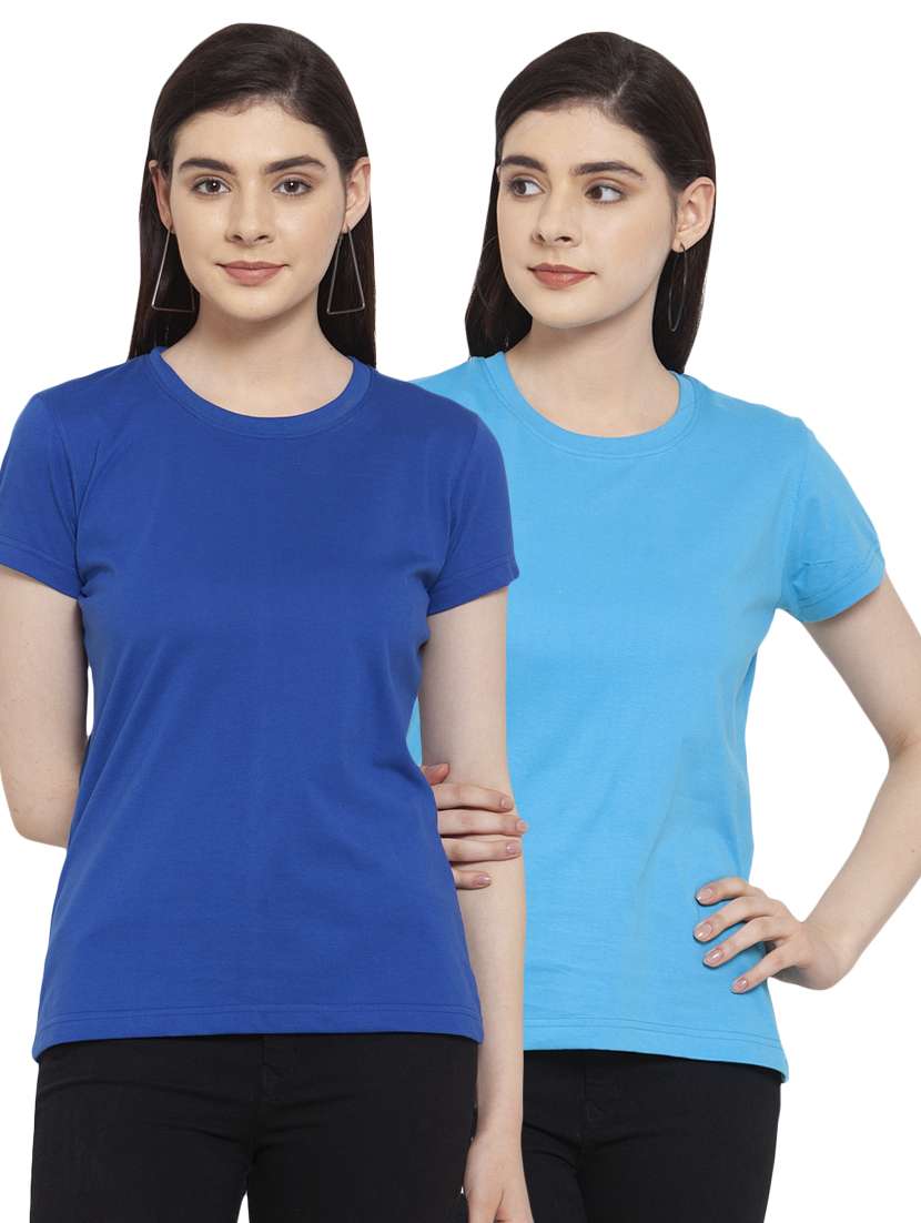 set of 2 solid tees 