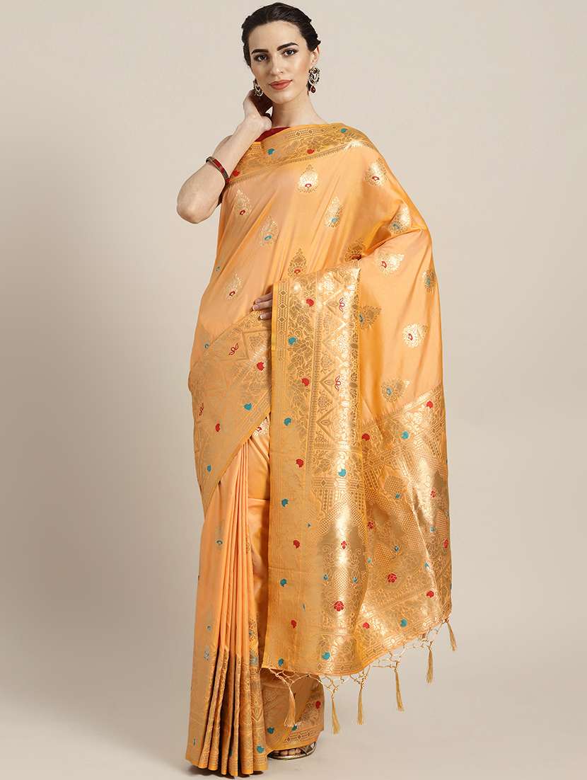 women's banarasi saree with blouse