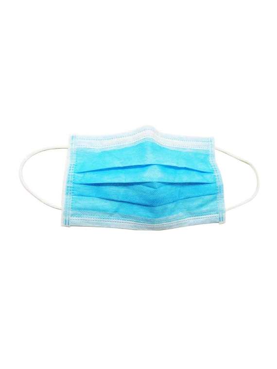 blue non-woven anti-pollution women mask pack of 100