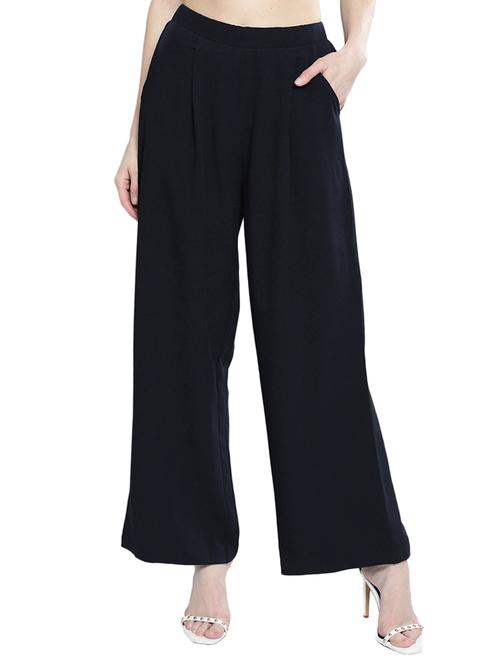 high rise pleated trousers - 17085242 - Standard Image - 0