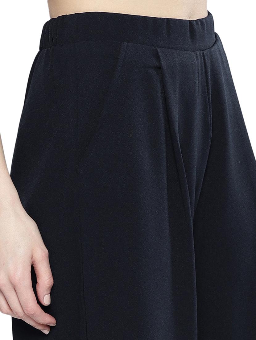 high rise pleated trousers - 17085242 - Standard Image - 3