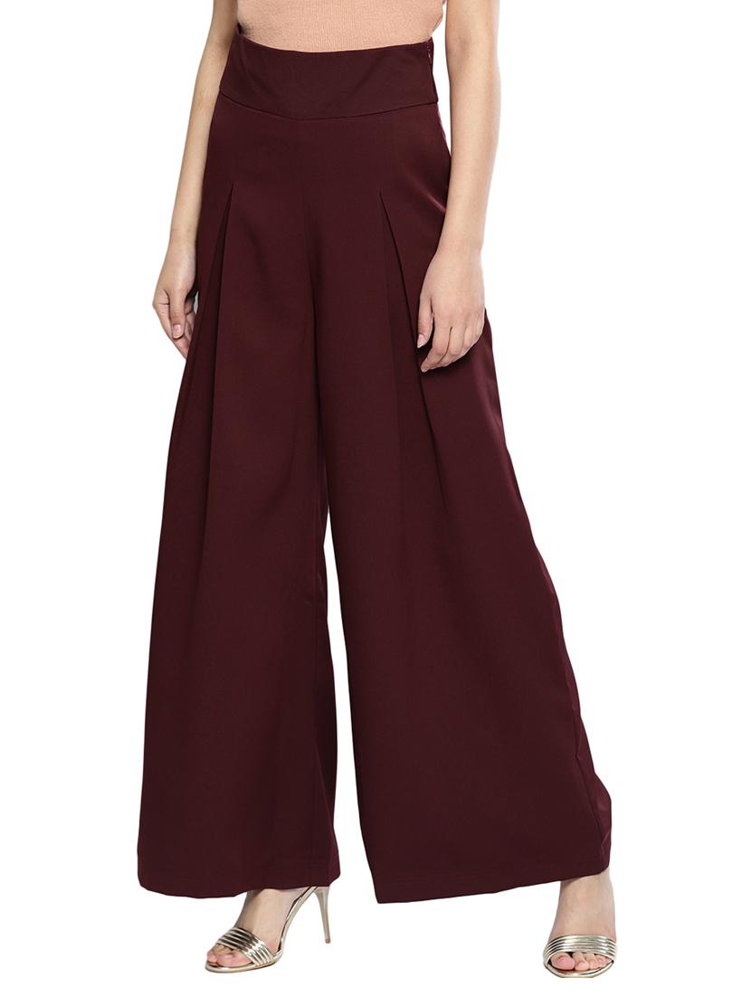 high rise pleated trouser - 17085263 - Zoom Image - 0