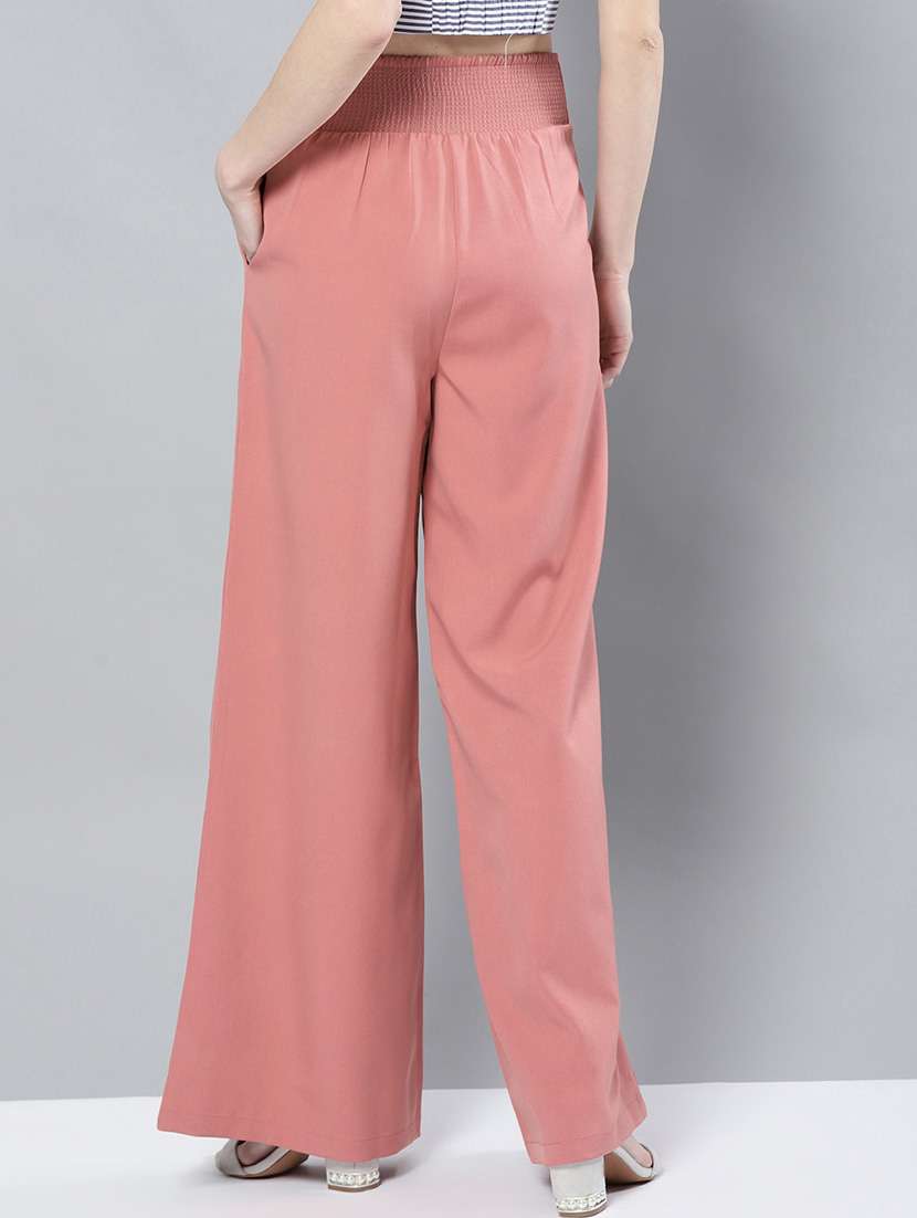 Tie Front Wide Leg Trouser 