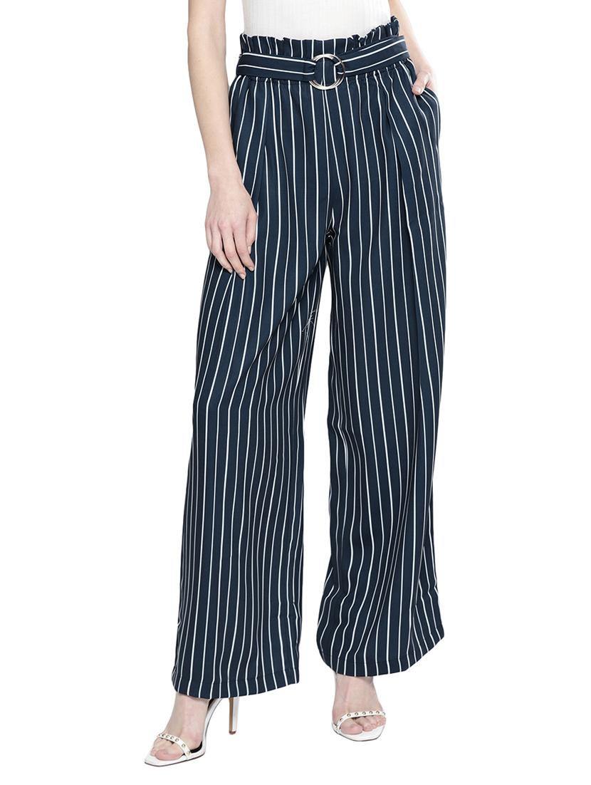 paper bag waist flat front trouser - 17085292 - Zoom Image - 0