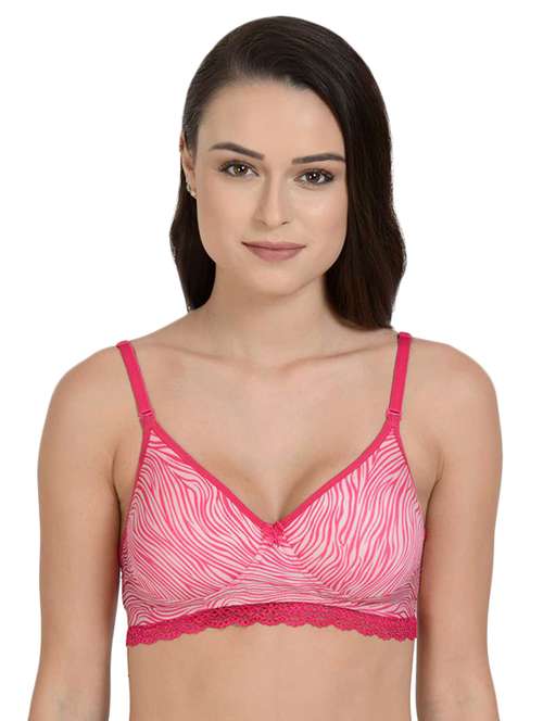 bow patch t-shirt bra - 17086287 - Standard Image - 0