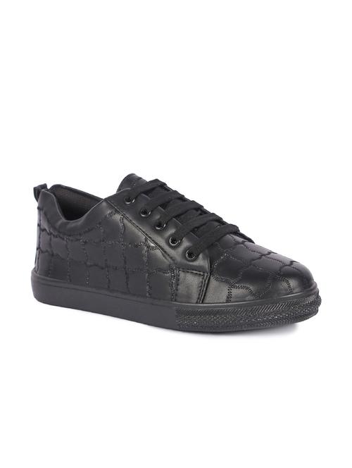 black lace-up sneakers - 17086503 -  Standard Image - 0