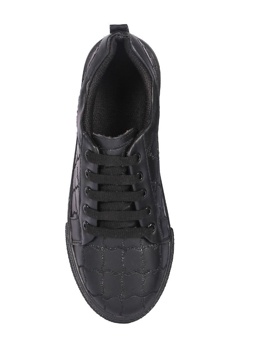 black lace-up sneakers - 17086503 - Standard Image - 3