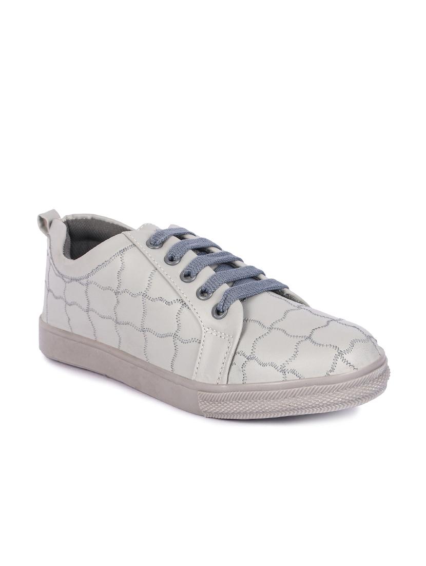 grey lace-up sneakers - 17086505 -  Zoom Image - 0