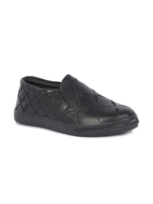 black slip on casual shoes - 17086508 -  Standard Image - 0