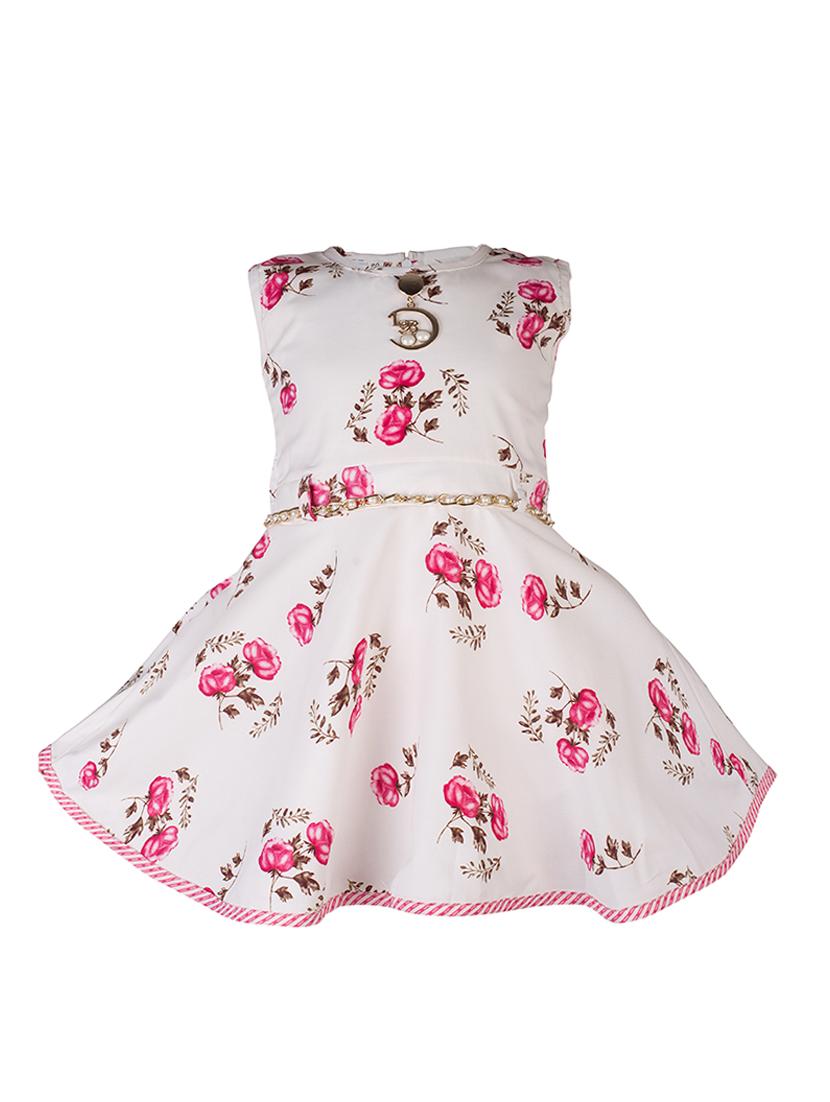 pink cotton blend frock - 17086619 - Zoom Image - 0