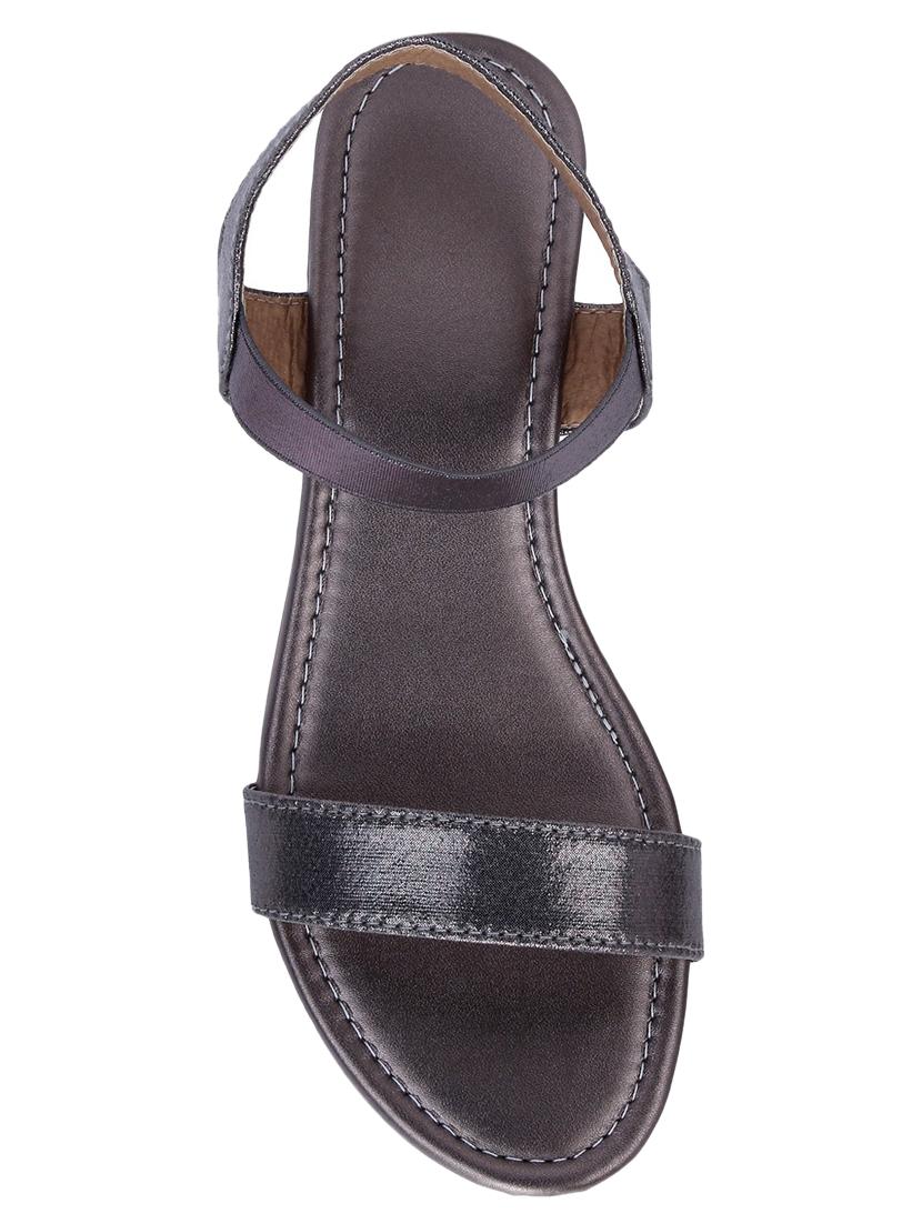 grey back strap sandals - 17086818 - Standard Image - 3