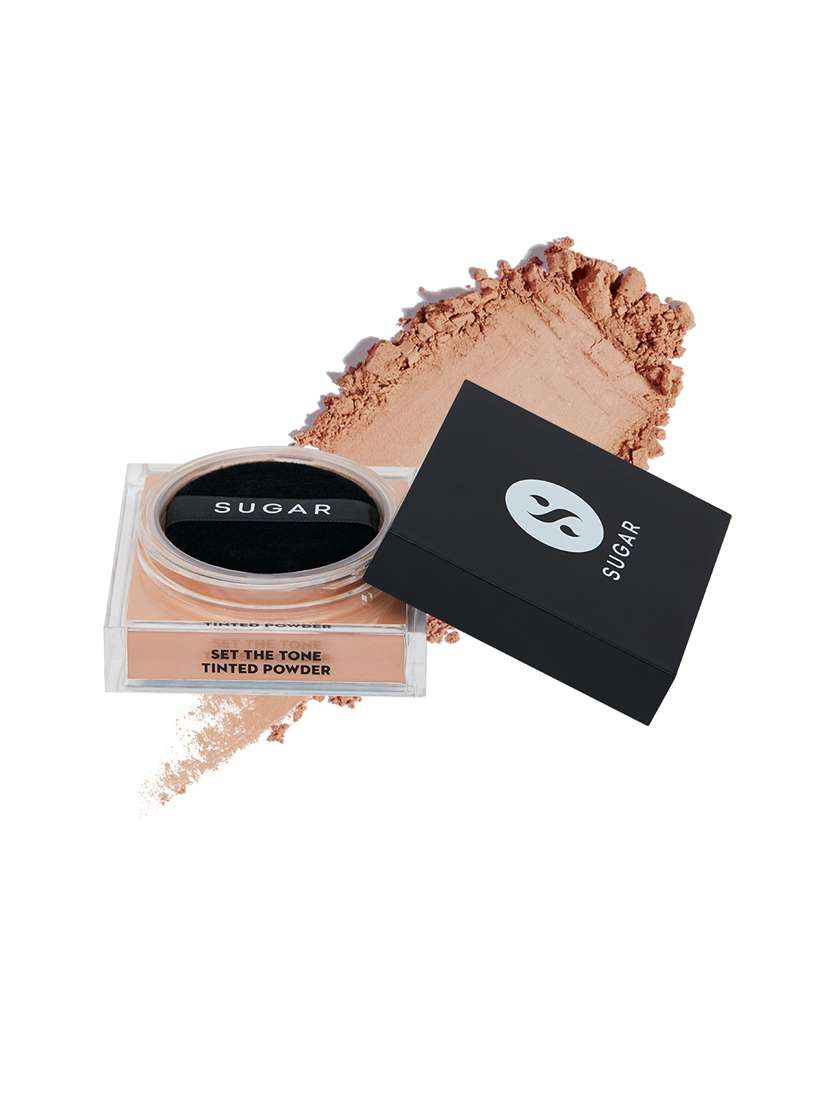 sugar set the tone tinted powder - 45 con panna (medium-deep)