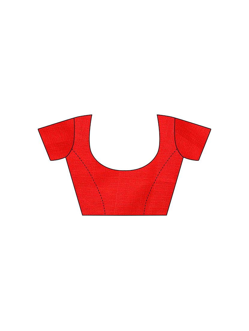 bordered kanjivaram saree with blouse - 17088916 - Standard Image - 3