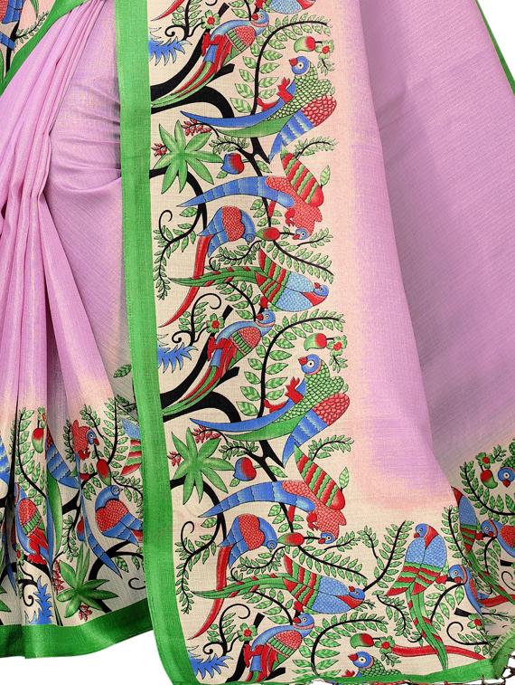 conversational kanjivaram saree with blouse - 17089014 - Standard Image - 3