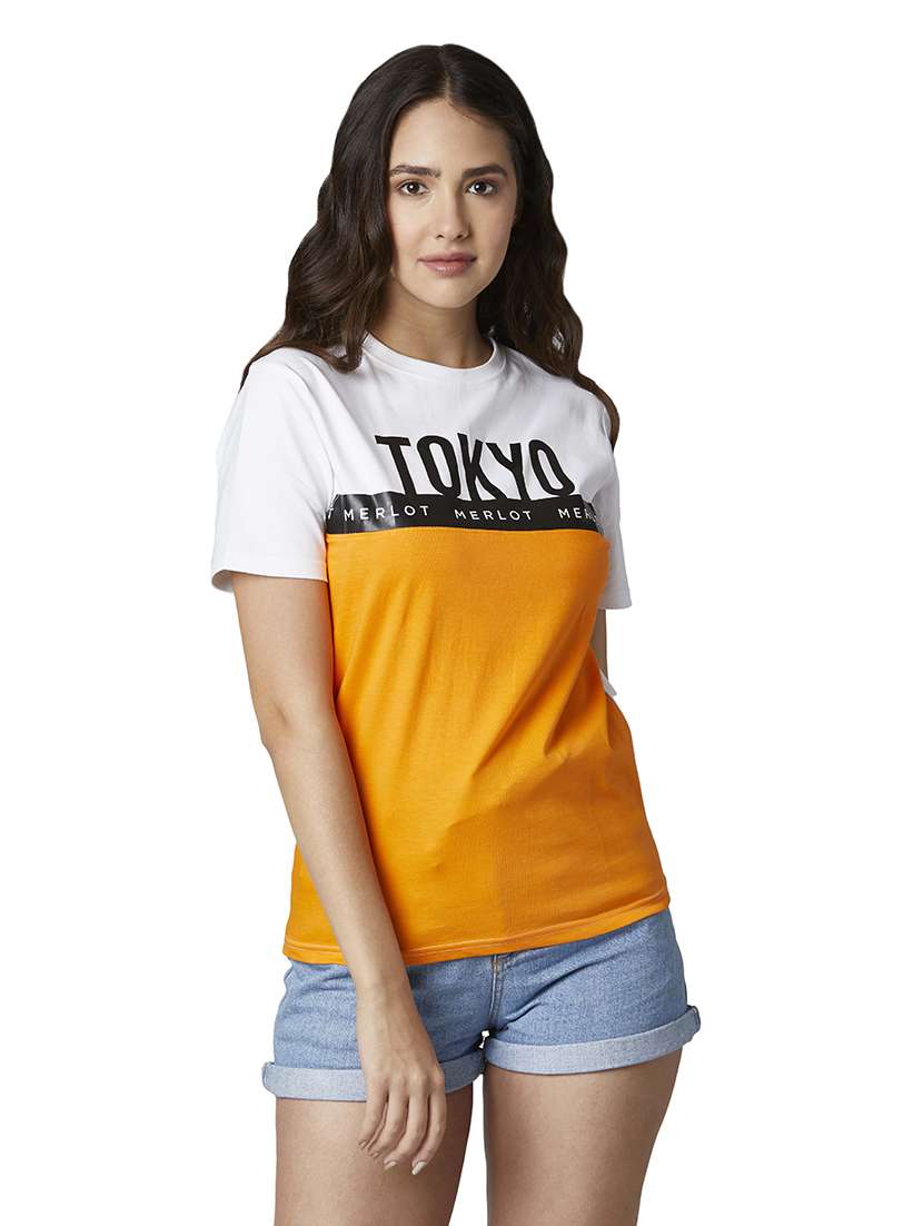 round neck graphic tee 