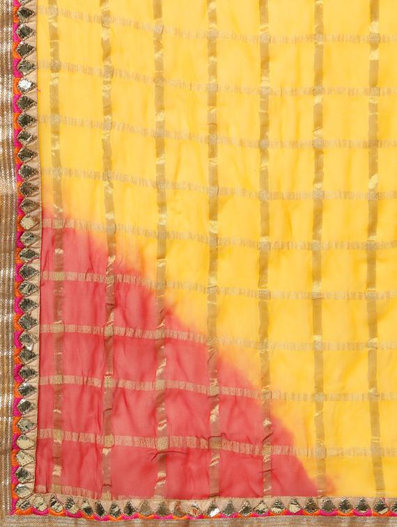 zari embroidered saree with blouse - 17089771 - Standard Image - 3