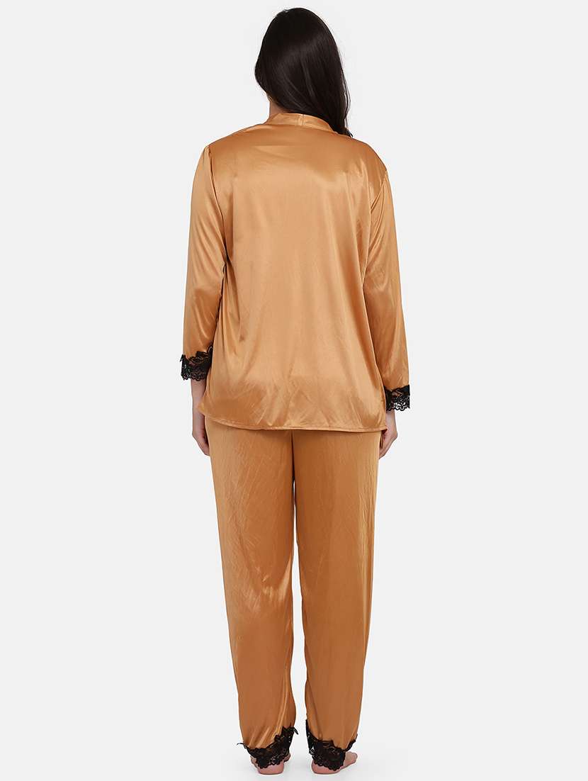 laced nighty with robe  - 17090939 -  Standard Image - 3