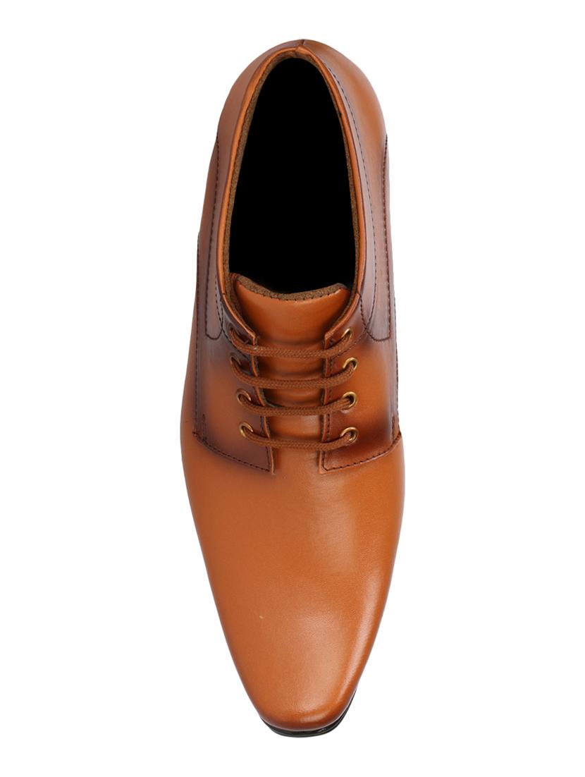 tan lace-up derbys - 17090964 - Standard Image - 3