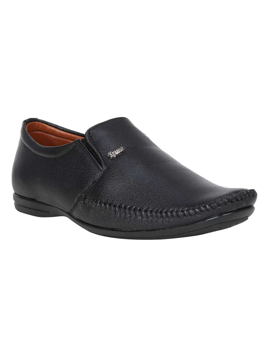 Buy online Black Slip On Shoes from Casual Shoes for Men by Kraasa