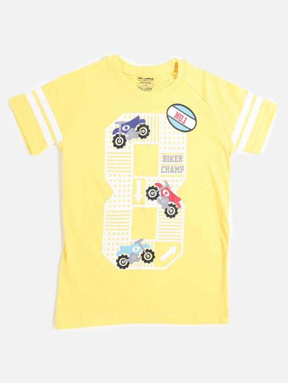 yellow cotton tshirt - 17092934 -  Zoom Image - 0