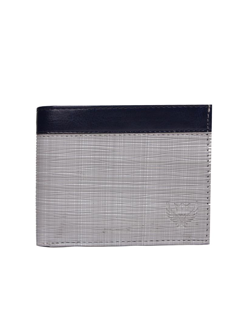 grey leatherette wallet