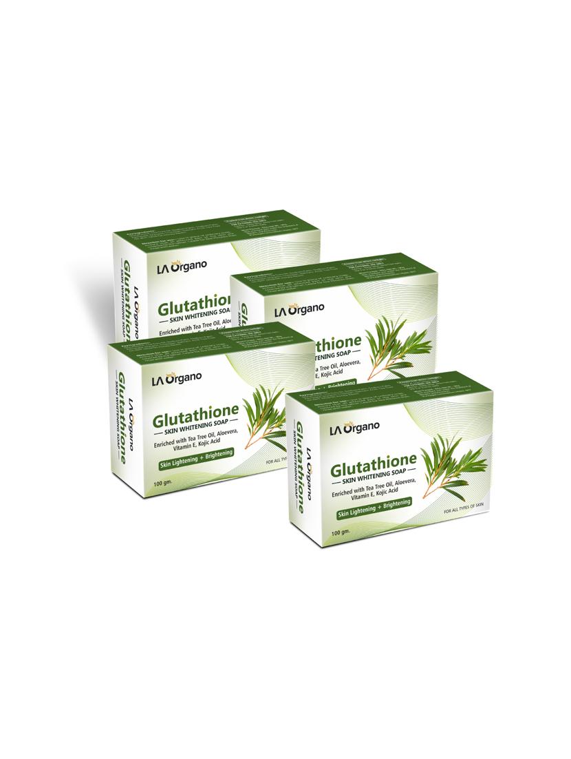 la organo glutathione teatree skin lightening & brightening soap for all skin type (100gm) pack of 4 - 17098915 - Zoom Image - 0