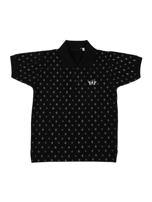 black cotton tshirt - 17100831 - Standard Image - 0