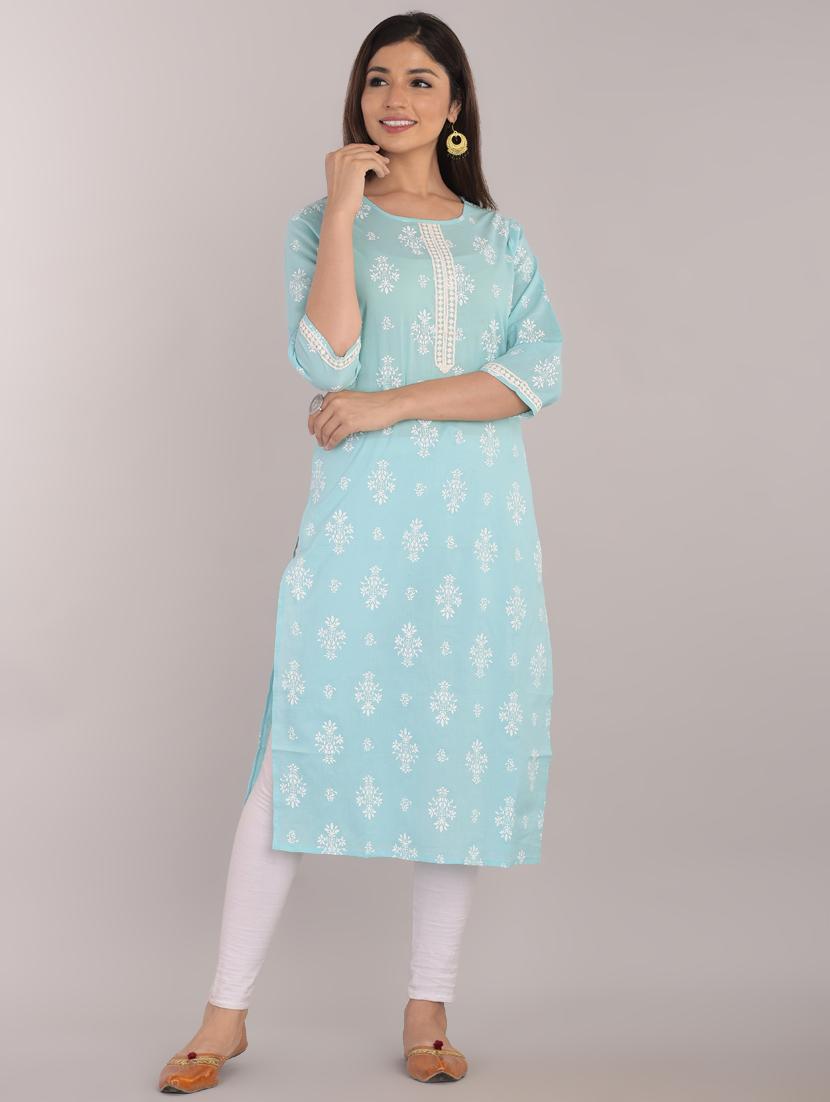 women's straight kurta - 17101978 - Zoom Image - 0