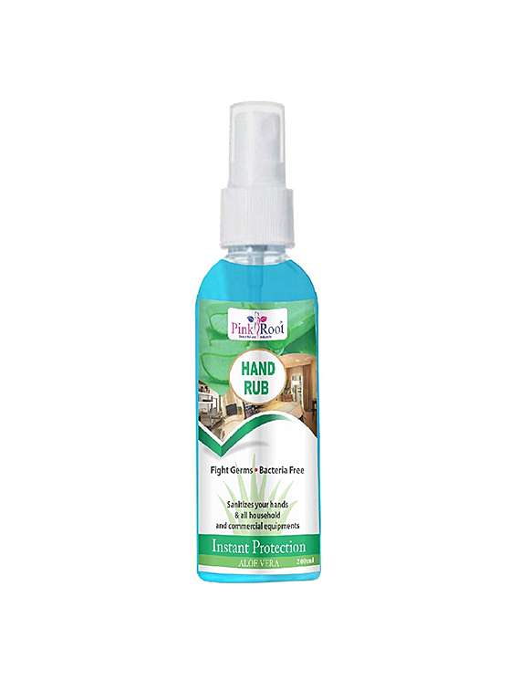 pink root waterless hand rub, 200ml (pack of 10)