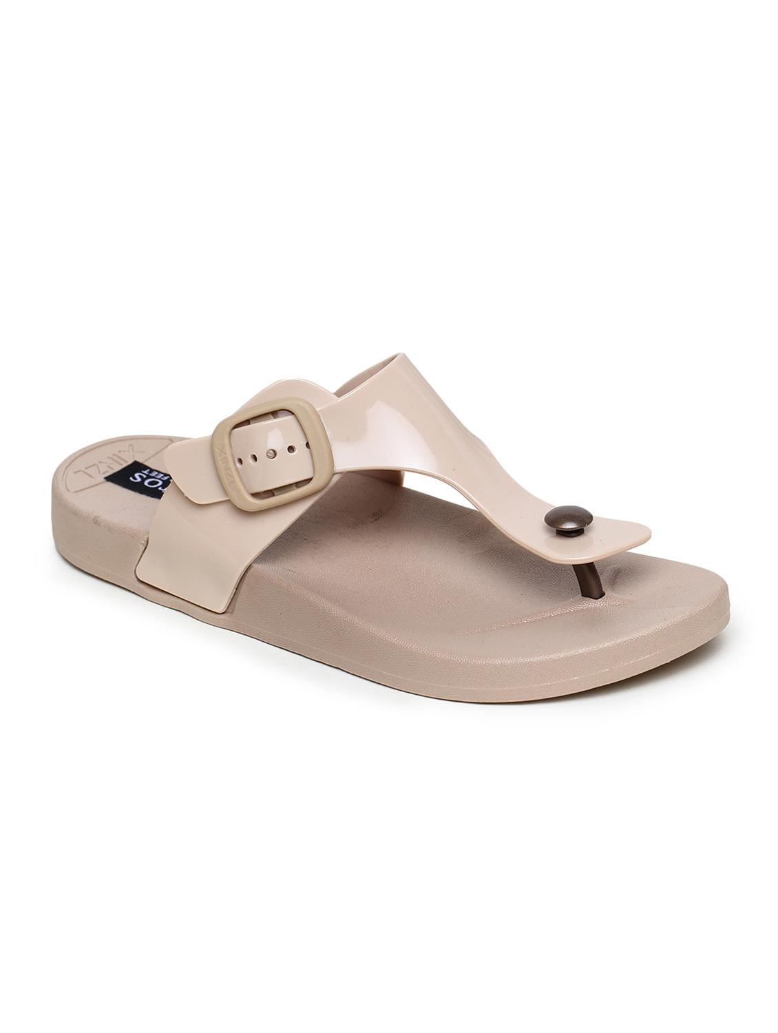 beige toe separator slippers - 17102144 - Zoom Image - 0