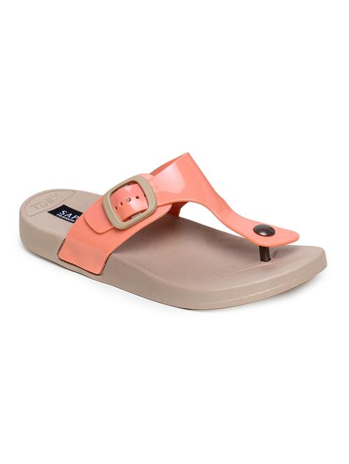 orange toe separator slippers - 17102147 - Standard Image - 0