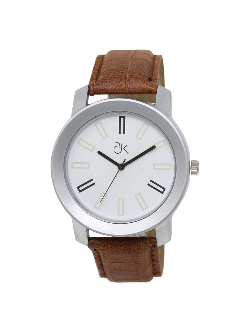 adk~ad-02abrown color analog watch for men