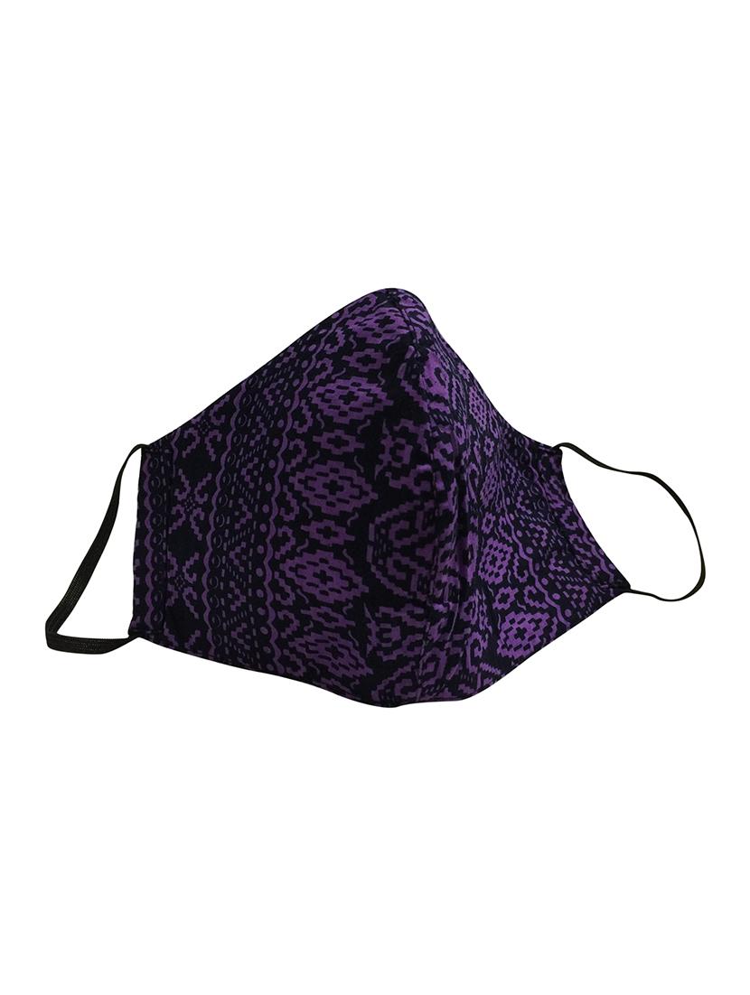 purple pure cotton antipollution women mask - 17103065 -  Zoom Image - 0
