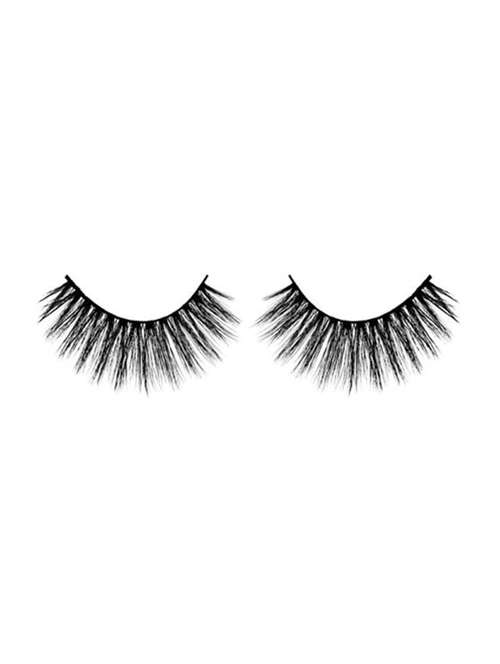natural hair false mink fur 3d eyelashes with glue (1 pair of eyelashes + 1 glue)