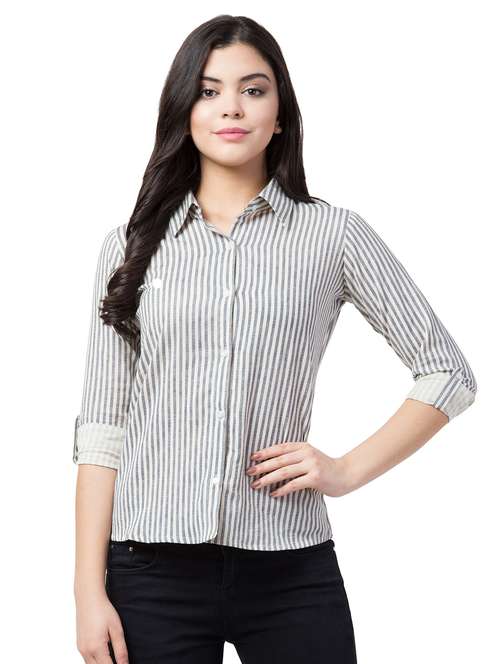 long sleeves striped shirt  - 17104107 -  Standard Image - 0
