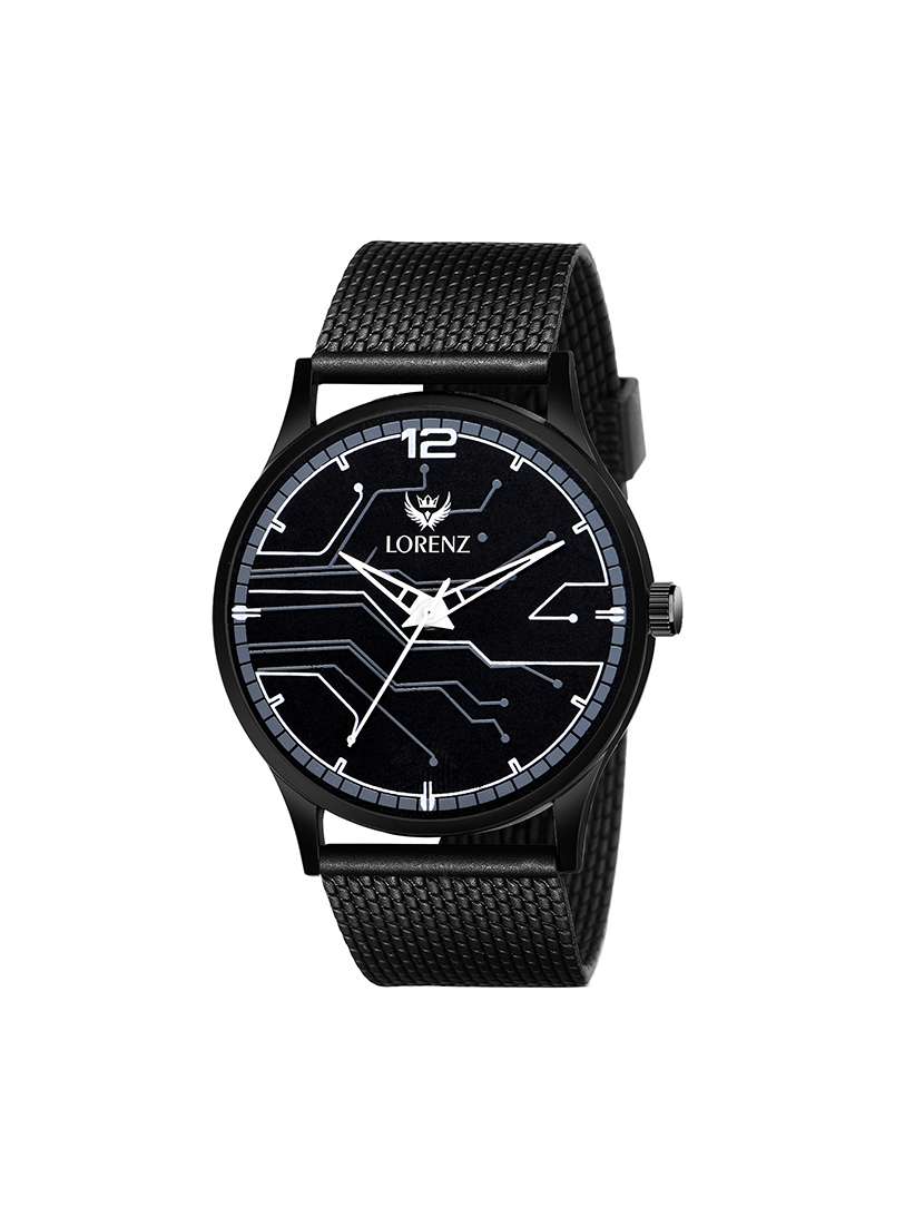 lorenz casual black dial analog watch for men | watch for boys- mk-3057k